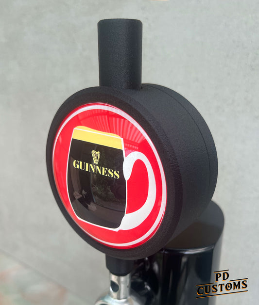 Fizzics DraftPour Tap Handle – Frog Eye Lens Holder, Optional USB-C LED Light
