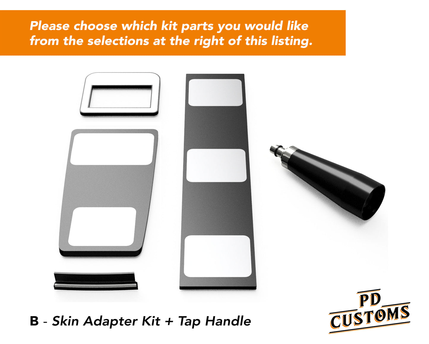 PerfectDraft BLACK Edition Skin Adapter Kit (Optional Handle)