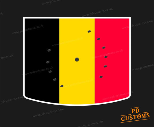 Belgian Flag Vlag van Belgie Perfect Draft Pro Drip Tray
