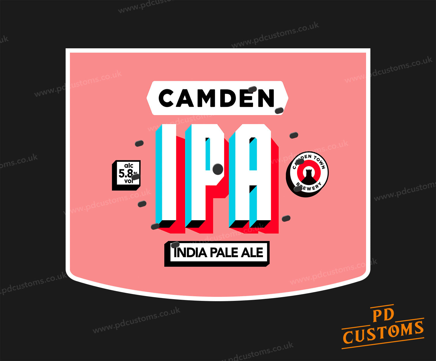 Camden IPA Perfect Draft Pro Drip Tray