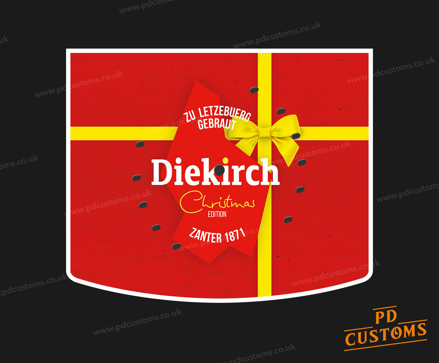 Diekirch Christmas Perfect Draft Pro Drip Tray