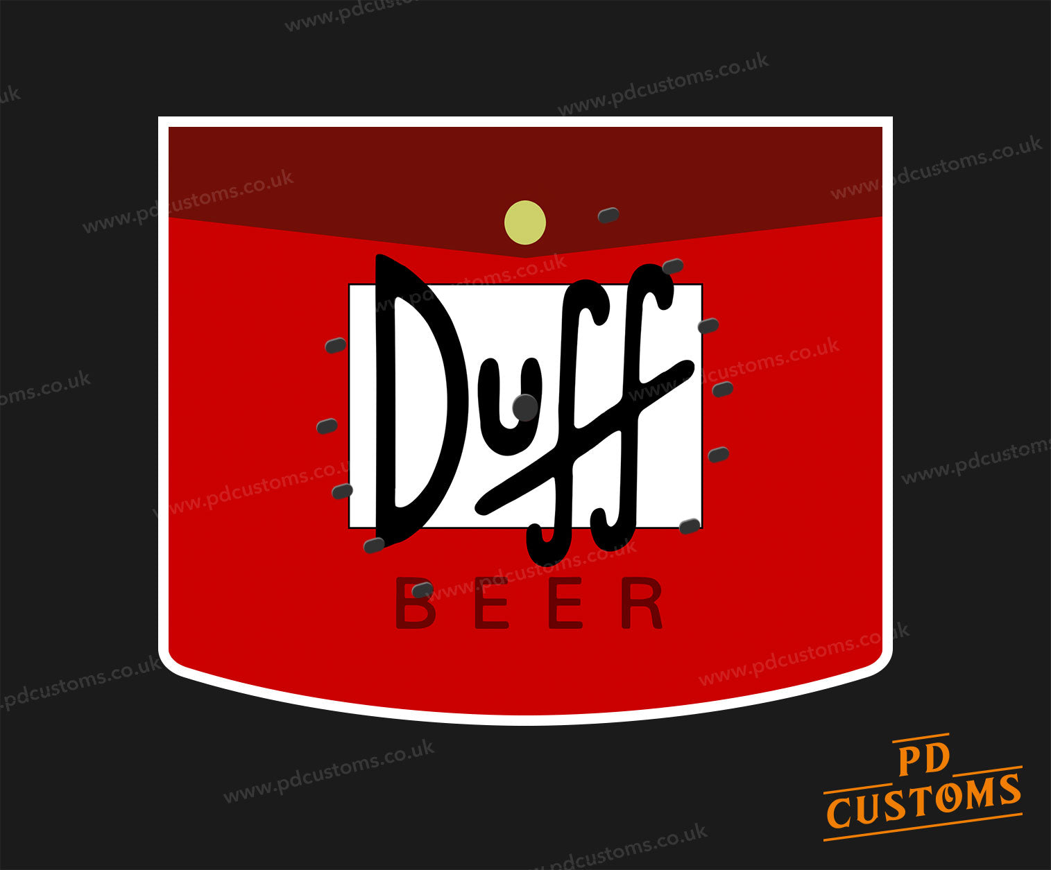 Duff Beer Simpsons Perfect Draft Pro Drip Tray
