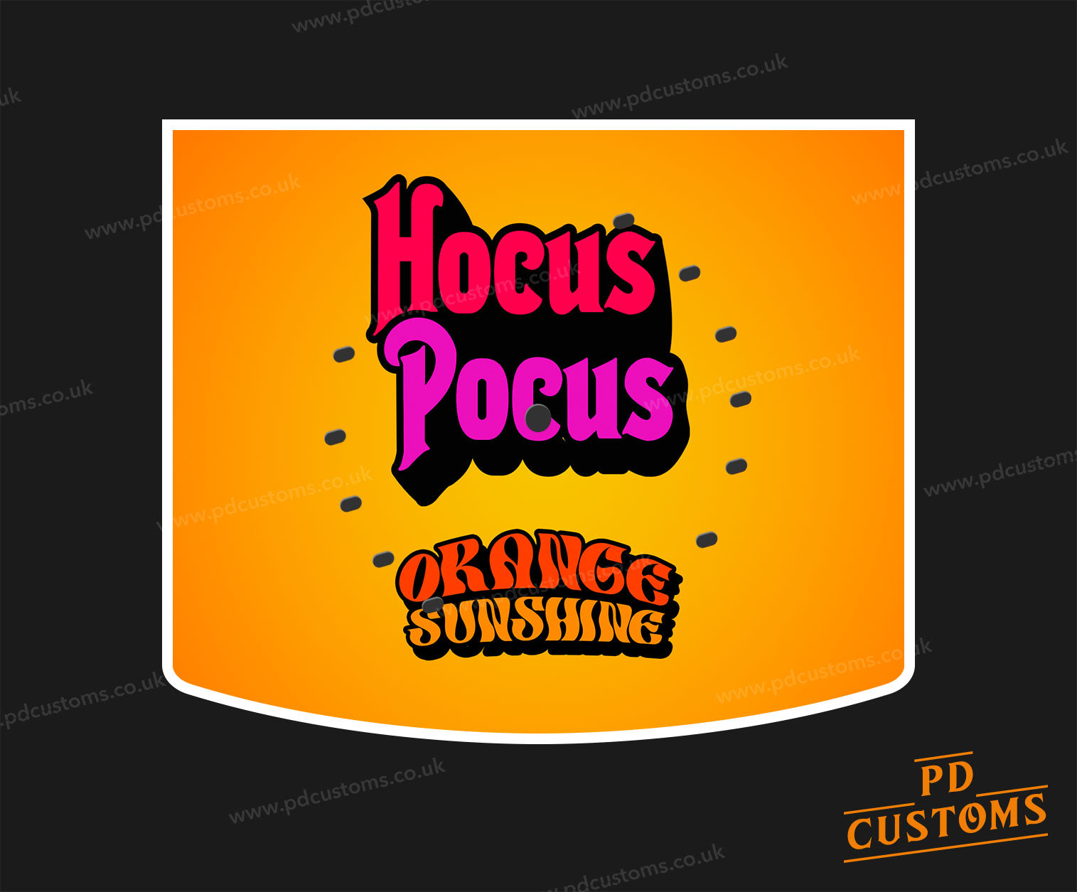 Hocus Pocus Orange Sunshine Perfect Draft Pro Drip Tray