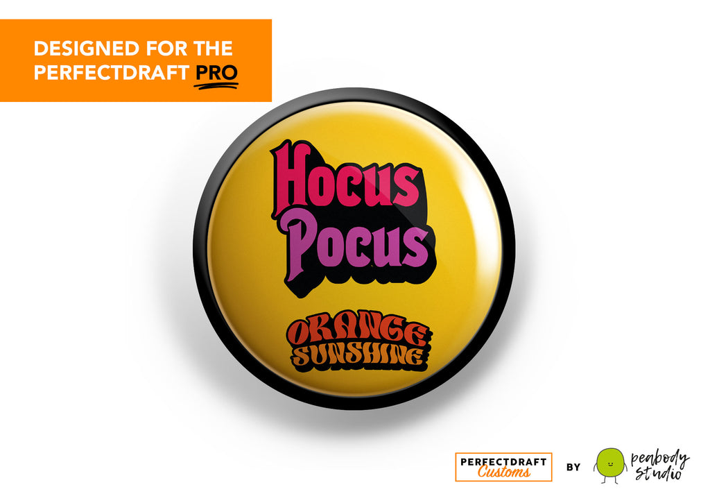 Hocus Pocus Orange Sunshine Perfect Draft Pro Medallion