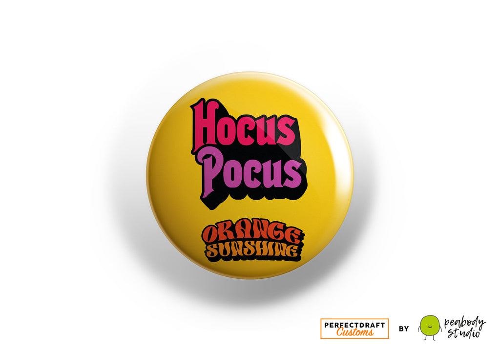 Hocus Pocus Orange Sunshine Perfect Draft Medallion Magnet