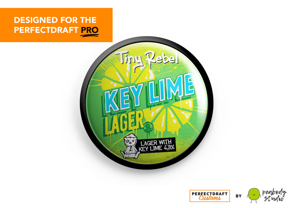 Key Lime Lager (Tiny Rebel) Perfect Draft Pro Medallion