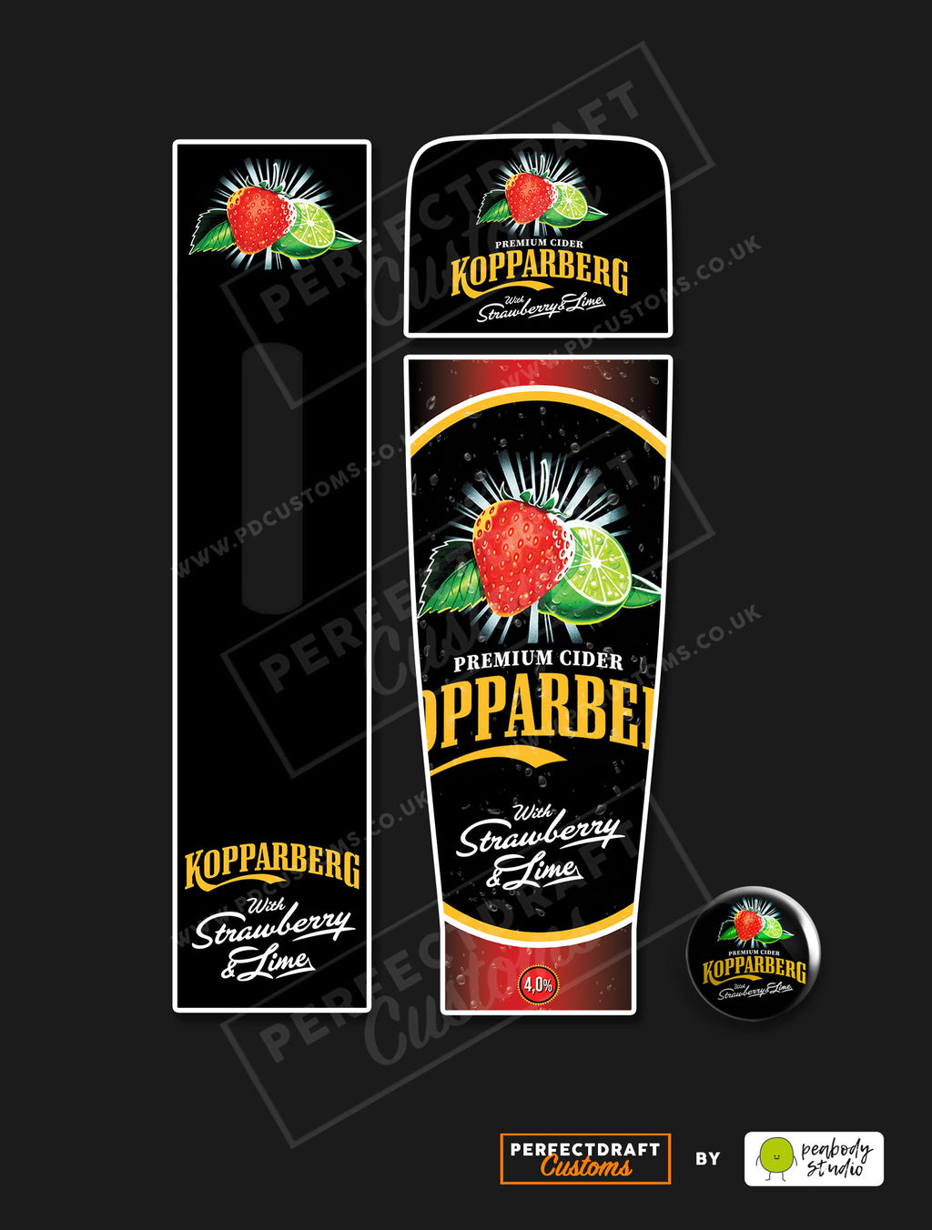 Kopparberg Strawberry and Lime Perfect Draft Skin