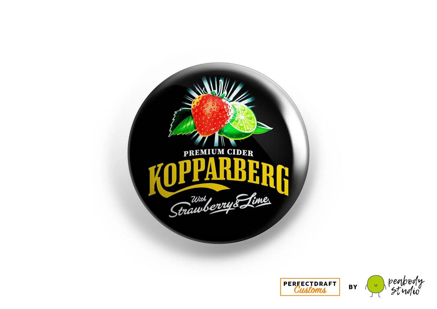 Kopparberg Strawberry and Lime Perfect Draft Medallion Magnet