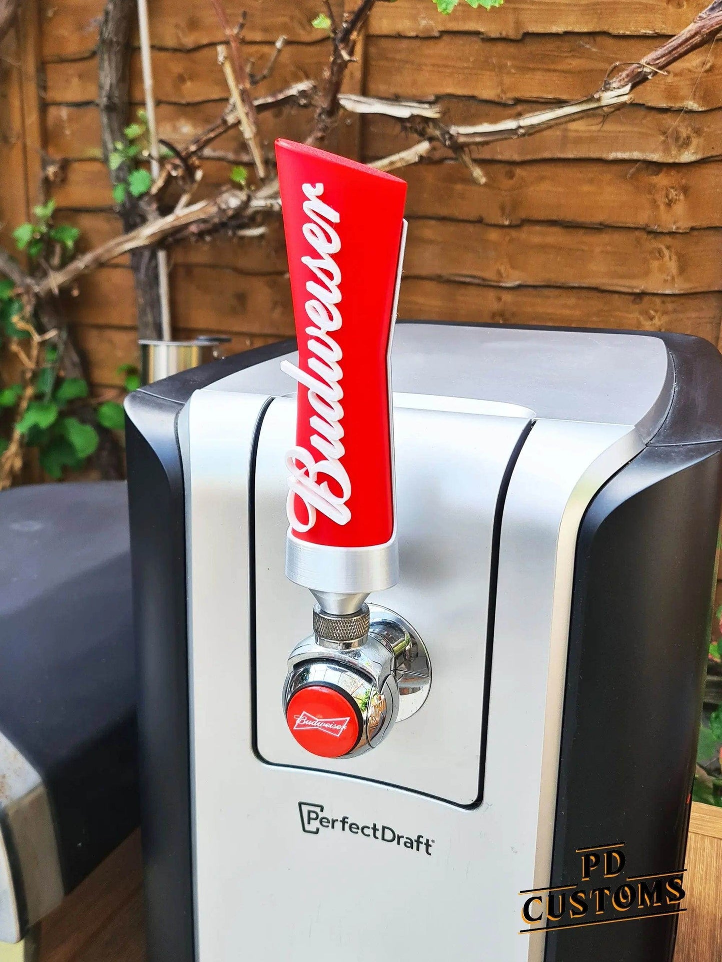 Budweiser Perfect Draft Tap Handle | PD Customs