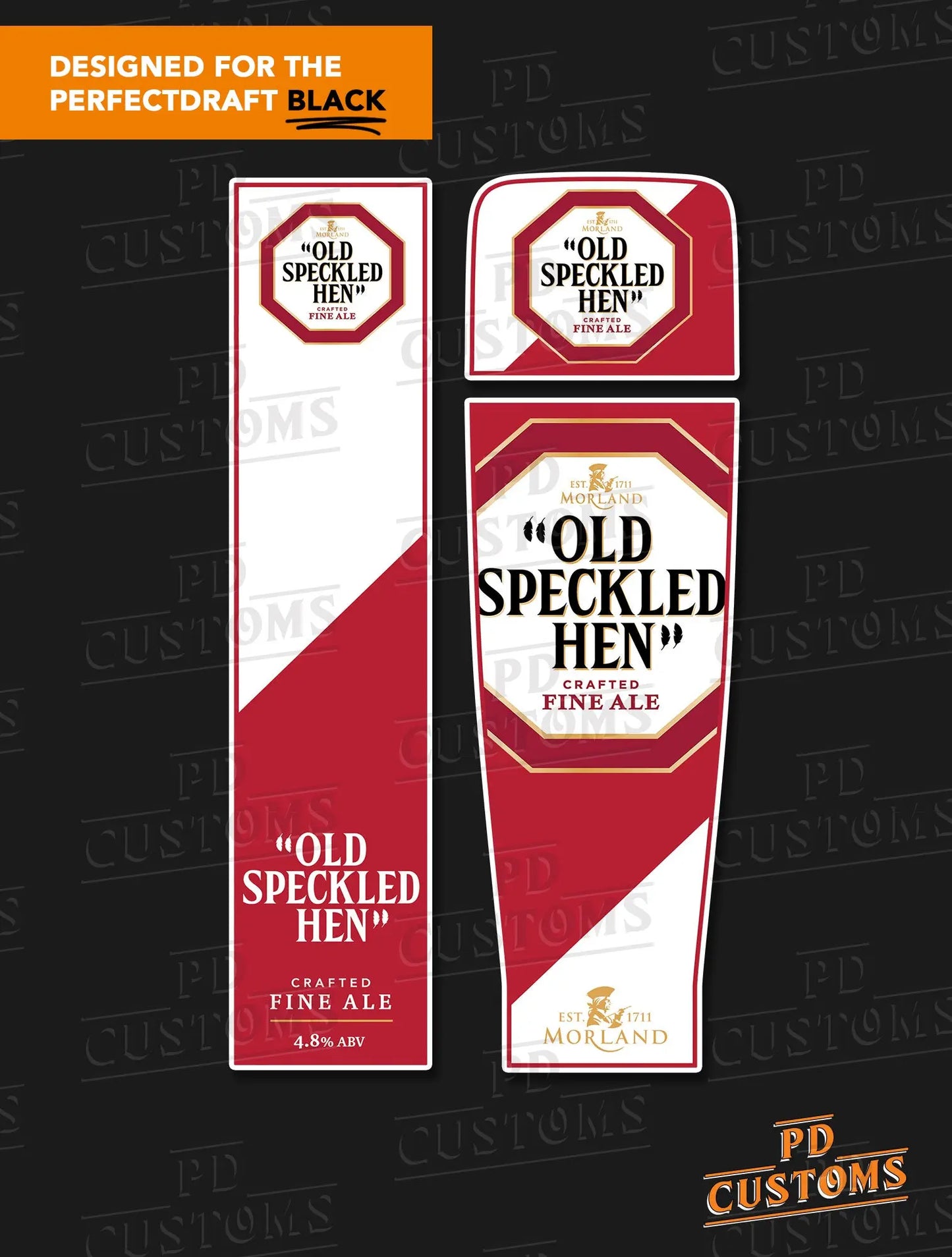 Old Speckled Hen Perfect Draft Black Skin | PD Customs