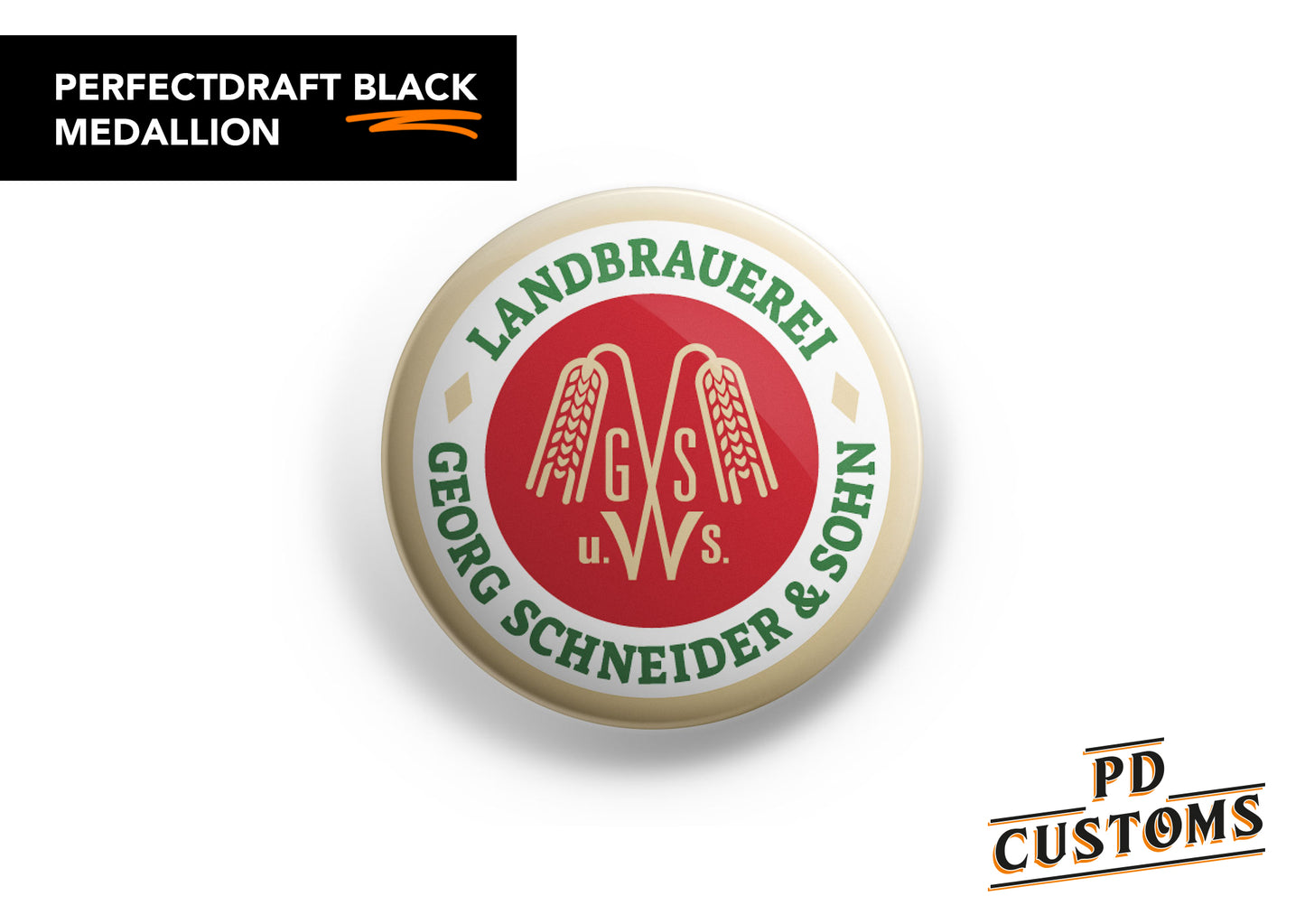 Schneiders Brewery Perfect Draft Black Medallion