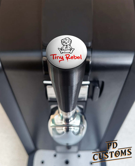 Tiny Rebel Logo Perfect Draft Black Medallion