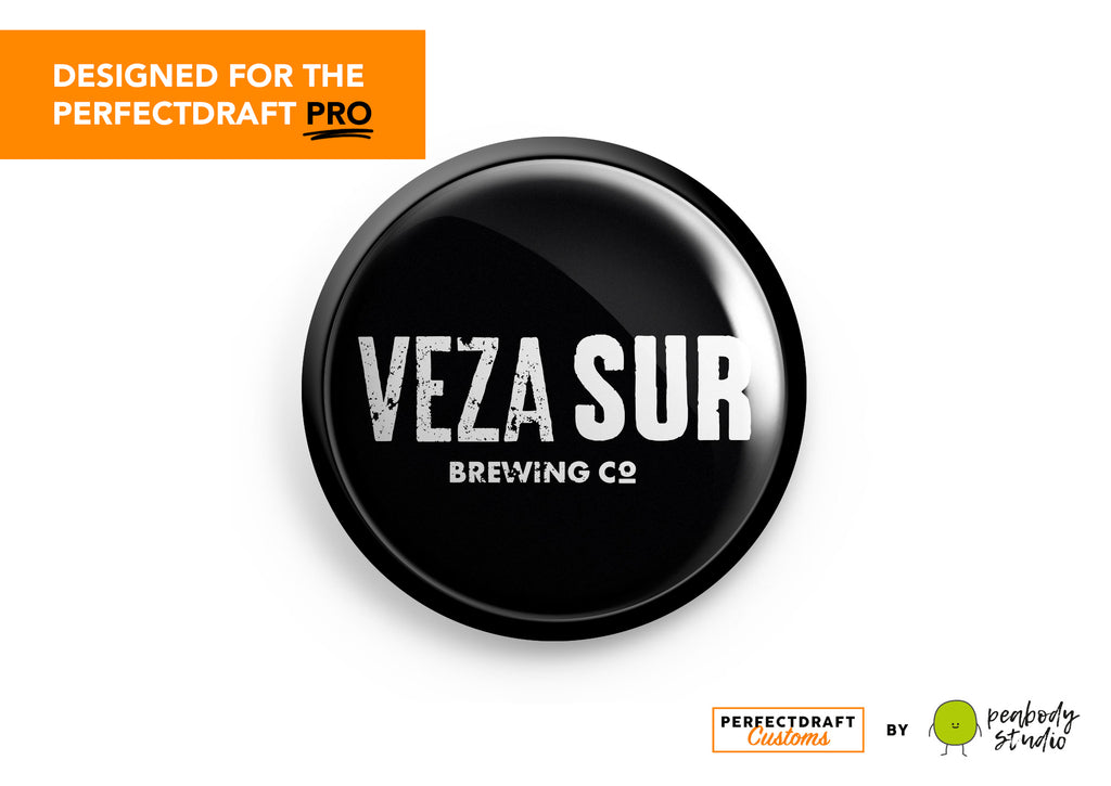 Veza Sur Logo (Black) Perfect Draft Pro Medallion