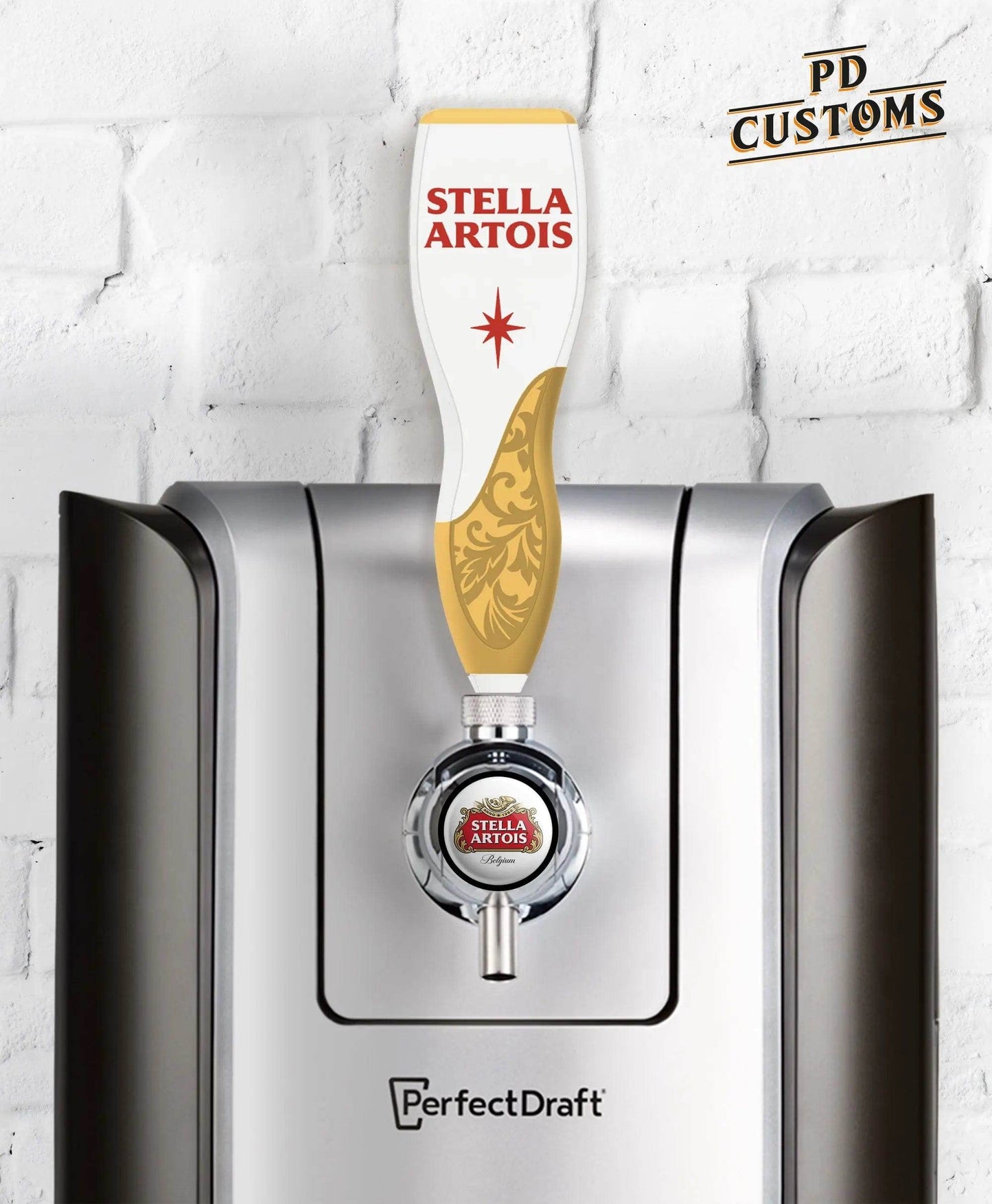 Stella Artois Perfect Draft Tap Handle PD Customs