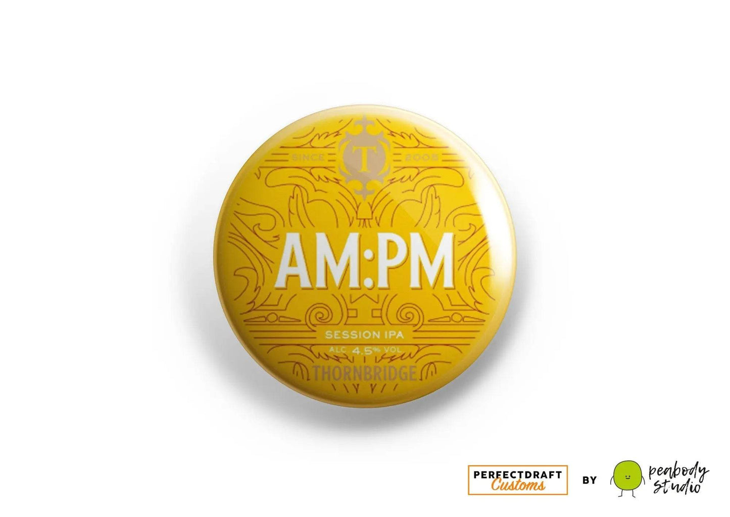AM PM (Thornbridge) Perfect Draft Medallion Magnet | P D Customs