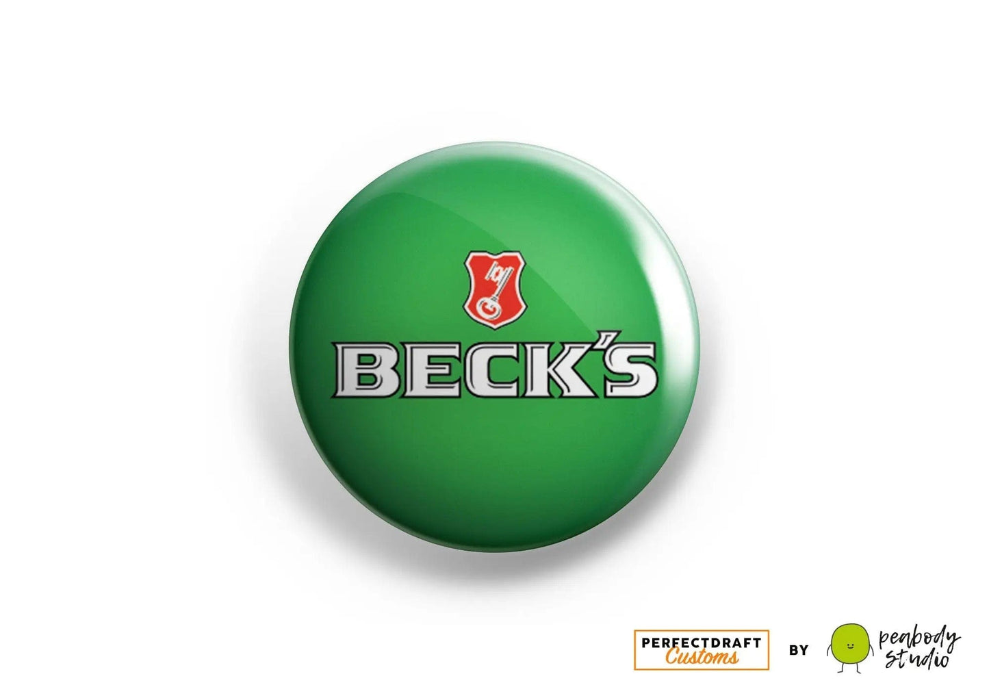 Becks Perfect Draft Medallion Magnet | P D Customs
