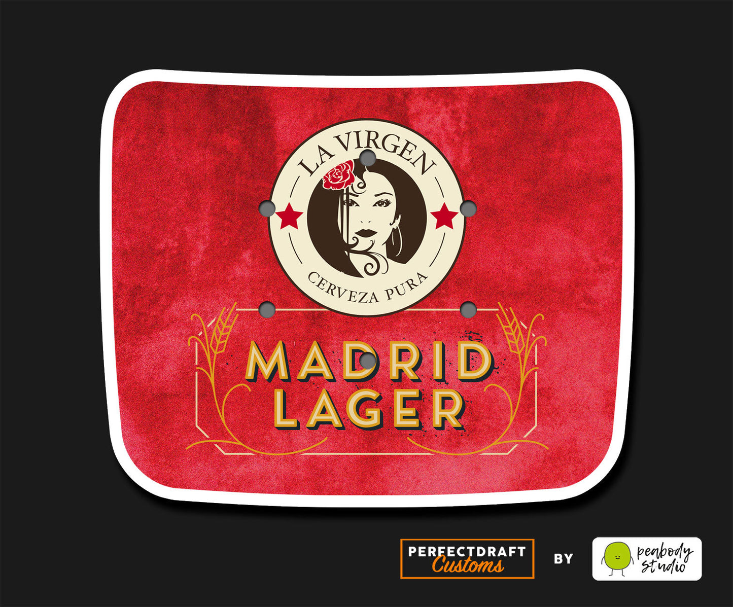 Cervezas La Virgen Madrid Perfect Draft Drip Tray