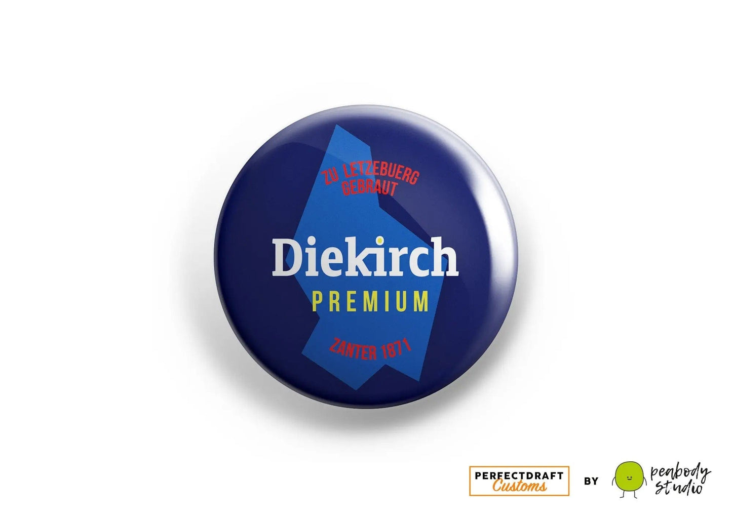 Diekirch Premium 2020 Perfect Draft Medallion Magnet | P D Customs