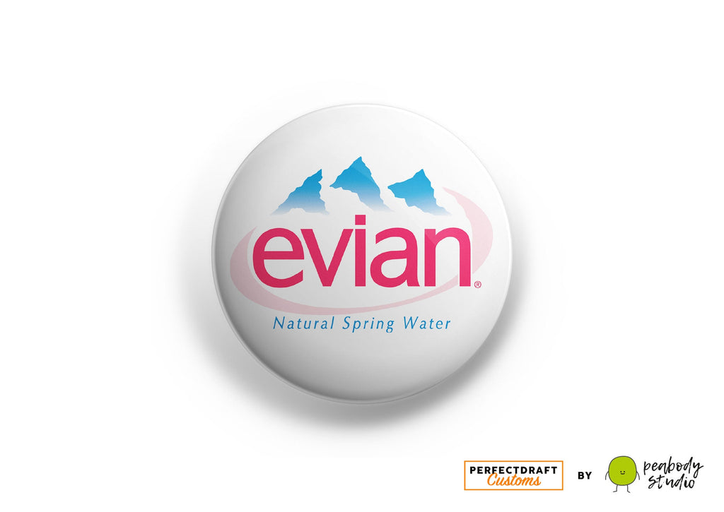 Evian Spring Water Perfect Draft Medallion Magnet