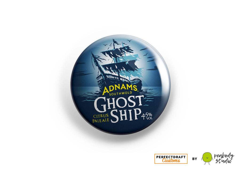 Ghost Ship Adnams Perfect Draft Medallion Magnet