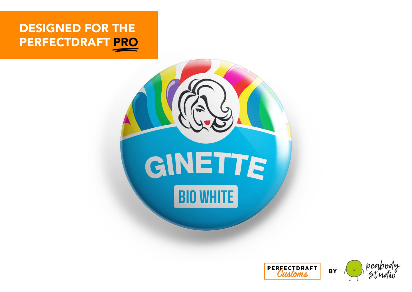 Ginette Bio White Perfect Draft Pro Medallion
