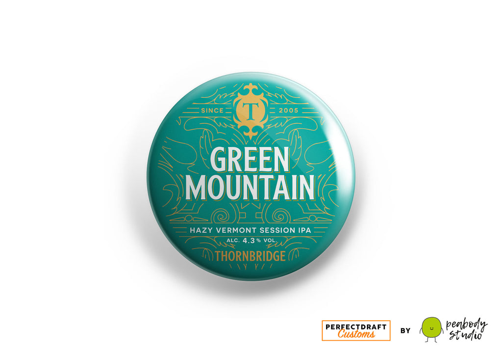 Green Mountain (Thornbridge) Perfect Draft Medallion Magnet