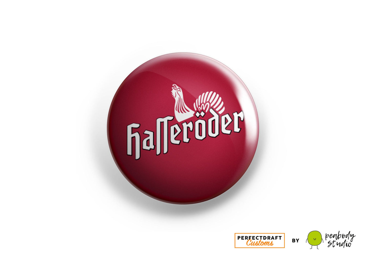 Hasseroder Perfect Draft Medallion Magnet (Red)