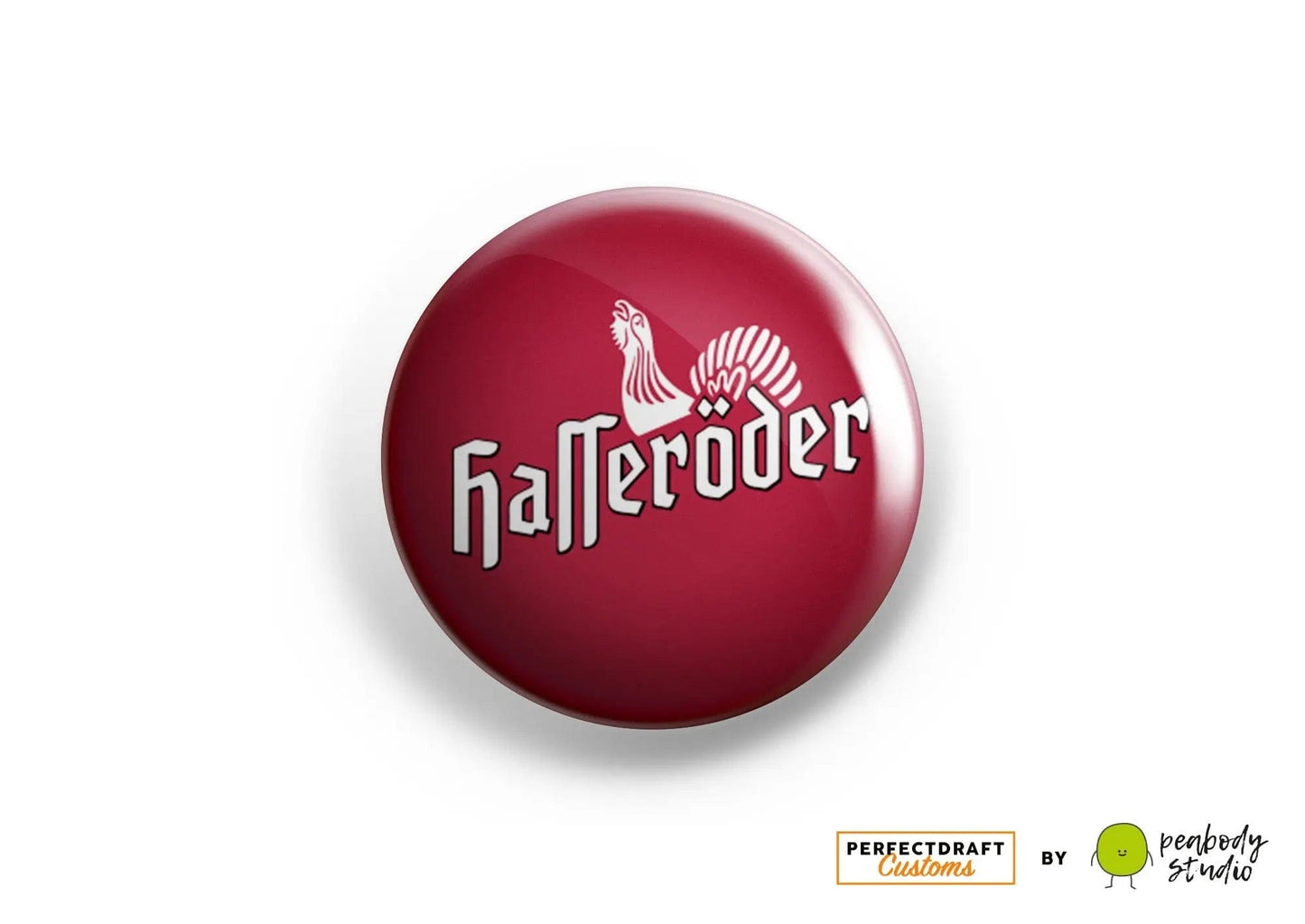 Hasseroder Perfect Draft Medallion Magnet (Red) | P D Customs