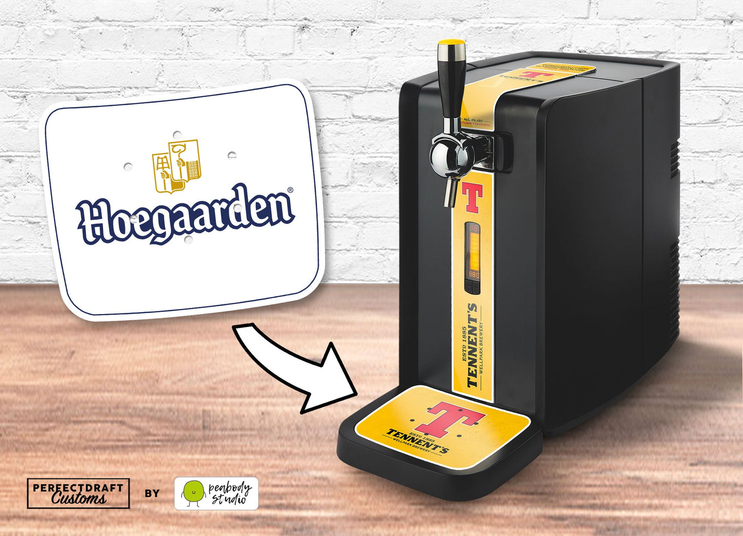 Hoegaarden (White Design) Perfect Draft Drip Tray