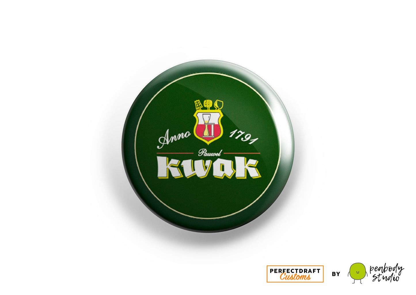 Kwak (Green) Perfect Draft Medallion Magnet
