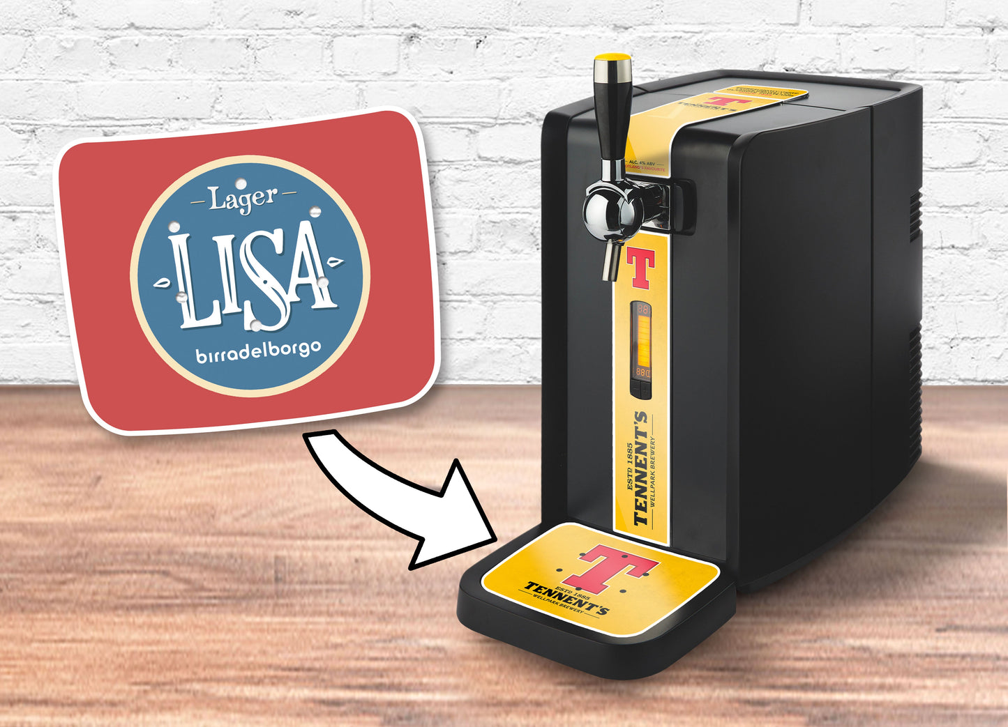 LISA Birra Del Borgo Perfect Draft Drip Tray (Classic)