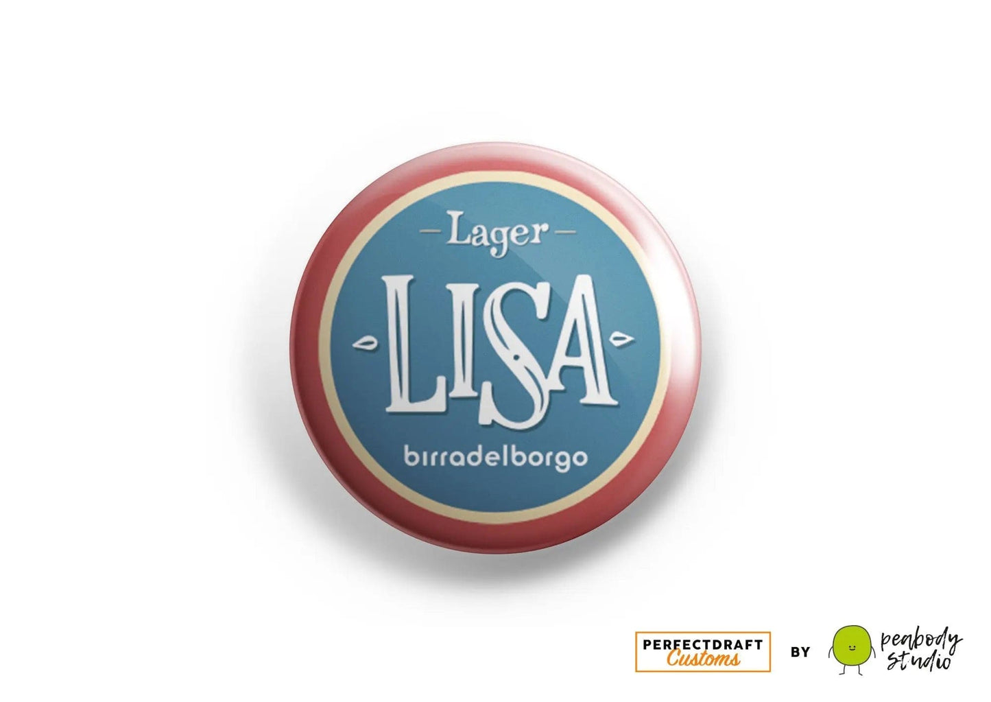 LISA Birra Del Borgo Perfect Draft Medallion Magnet (Classic) | P D Customs