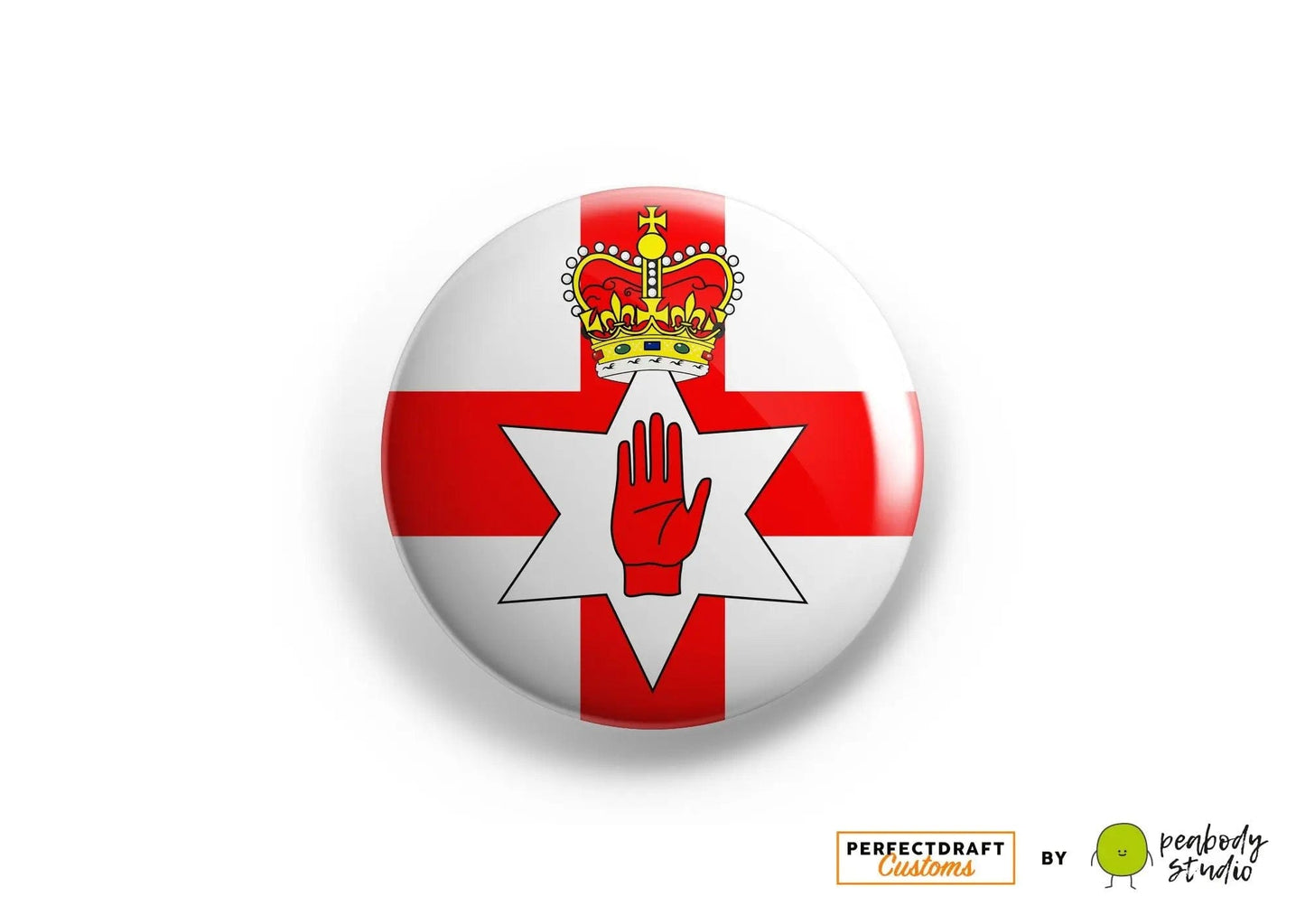 Northern Ireland Flag Perfect Draft Medallion Magnet