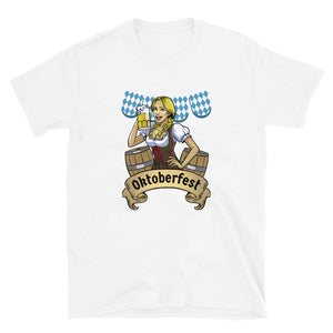 Oktoberfest Bavarian Girl Short-Sleeve Unisex T-Shirt