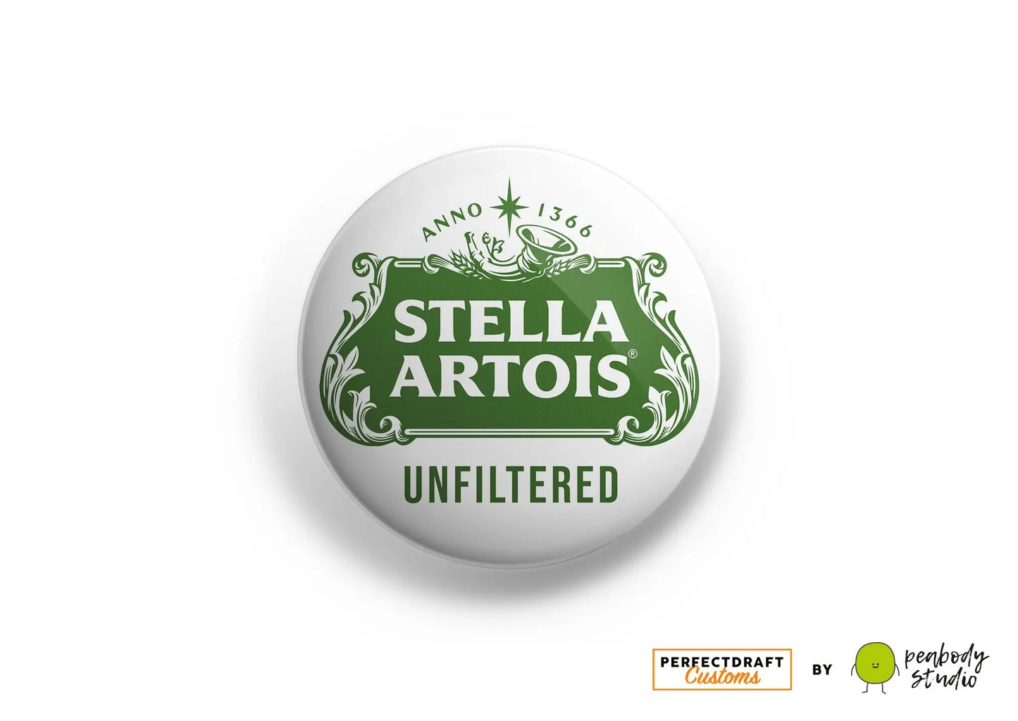 Stella Artois Unfiltered Perfect Draft Medallion Magnet | P D Customs