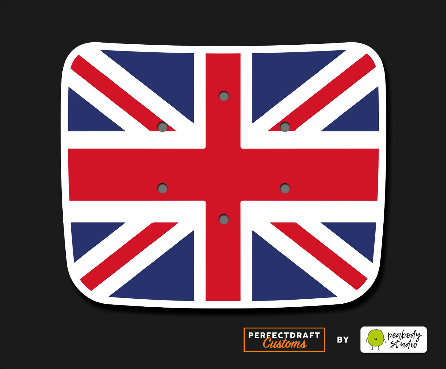 Union Jack Flag Perfect Draft Drip Tray