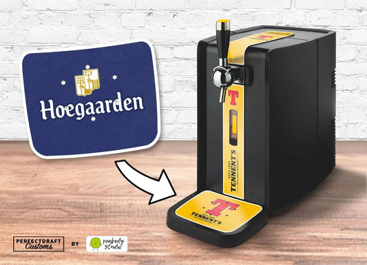 Hoegaarden Perfect Draft Drip Tray (Blue Design) P D Customs