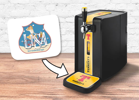 LISA Birra Del Borgo Perfect Draft Drip Tray (White) P D Customs