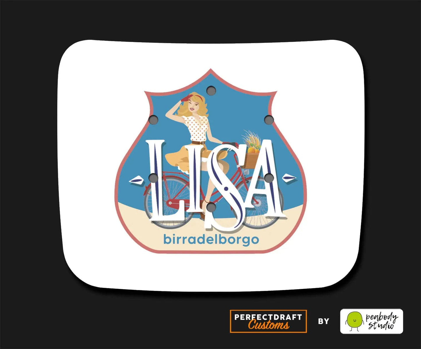 LISA Birra Del Borgo Perfect Draft Drip Tray (White) P D Customs
