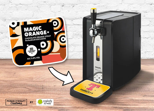 Magic Orange Stout (Magic Rock Brewing) Perfect Draft Drip Tray P D Customs