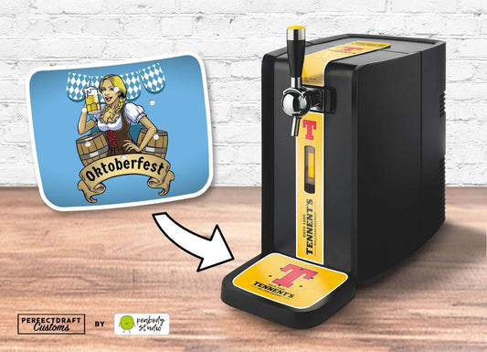 Oktoberfest Bavarian Girl Perfect Draft Drip Tray P D Customs