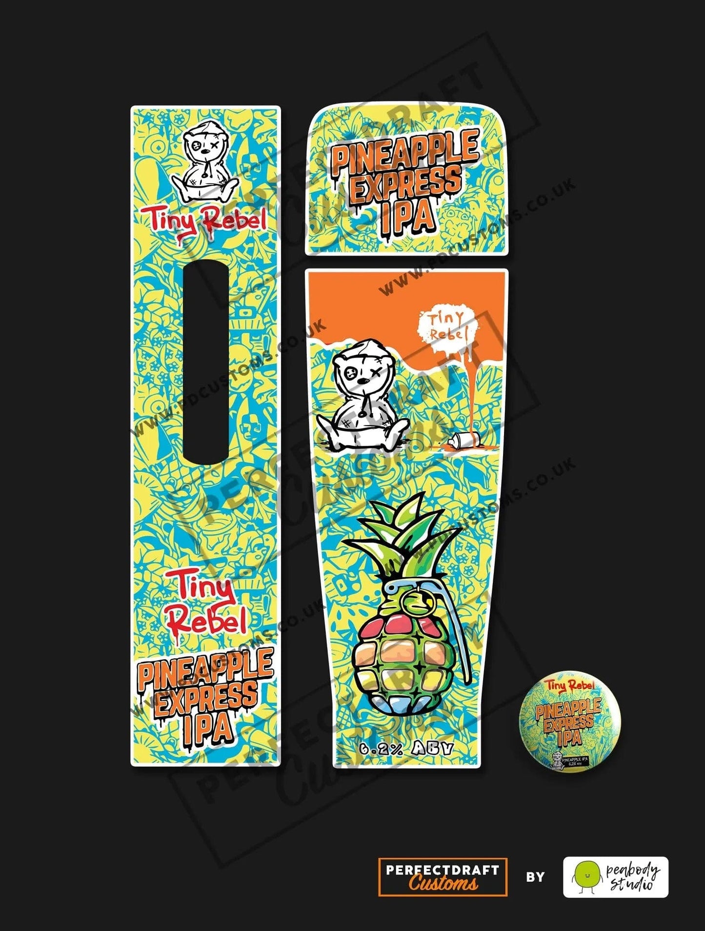 Pineapple Express (Tiny Rebel) Perfect Draft Skin P D Customs