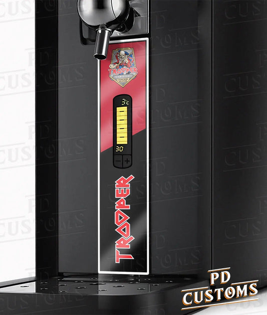 Trooper magnetic skin on a PerfectDraft machine