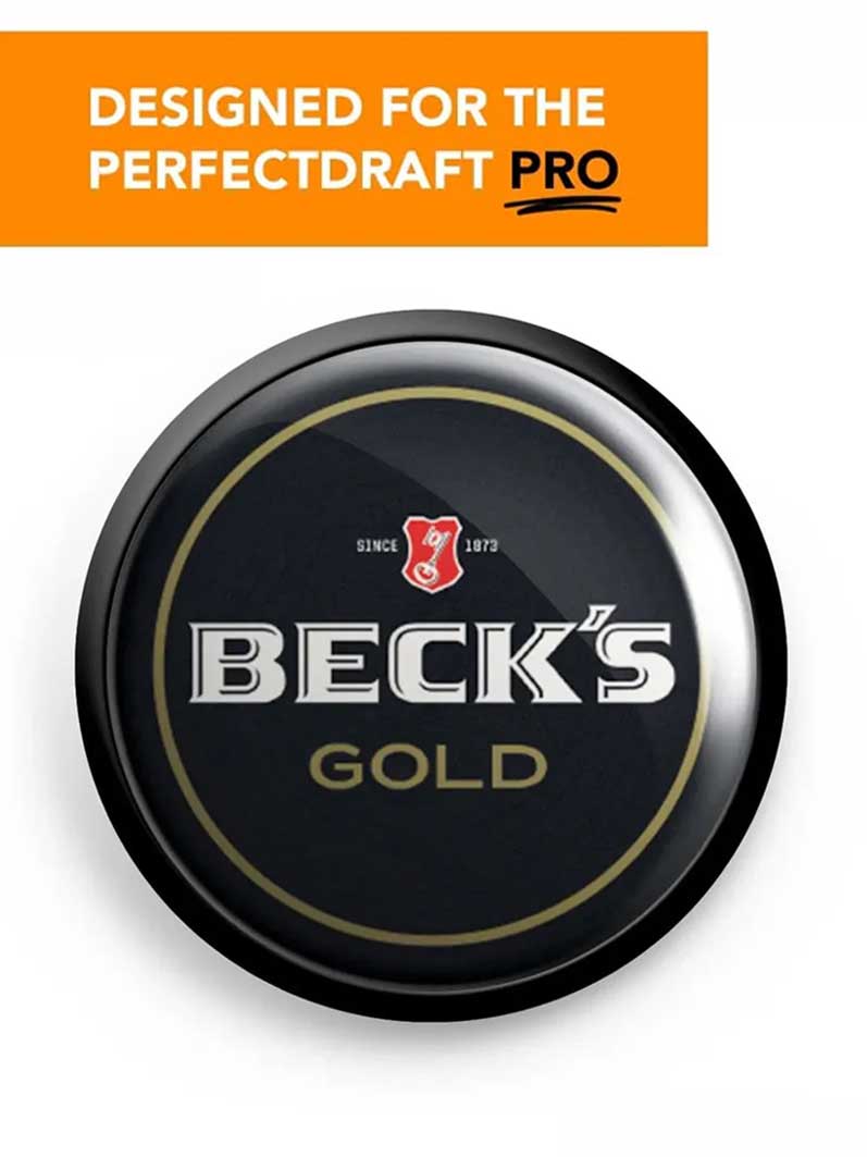 Becks Gold Perfect Draft Pro Medallion