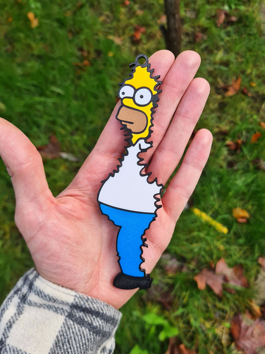 Homer Simpson Hanging Christmas Tree Bauble - The Simpsons Tree Decoration