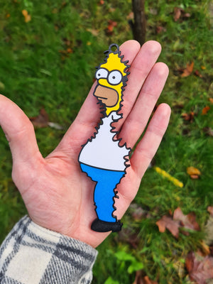 Homer Simpson Hanging Christmas Tree Bauble - The Simpsons Tree Decoration