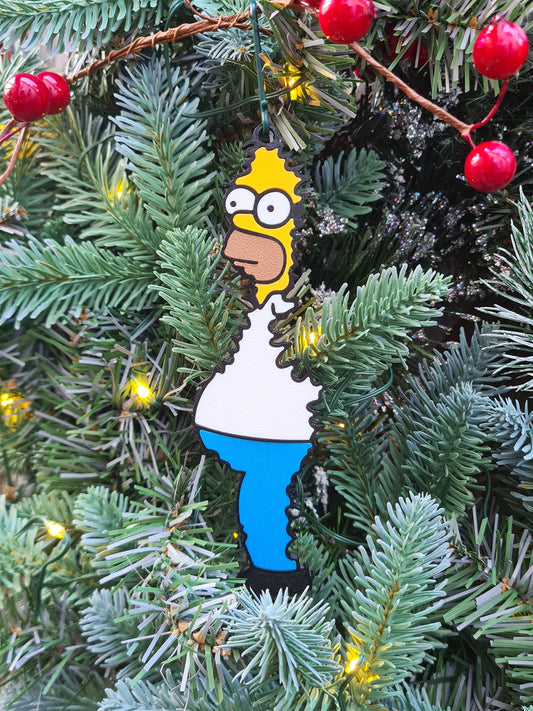Homer Simpson Hanging Christmas Tree Bauble - The Simpsons Tree Decoration