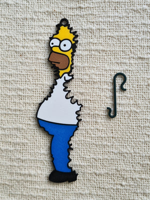 Homer Simpson Hanging Christmas Tree Bauble - The Simpsons Tree Decoration