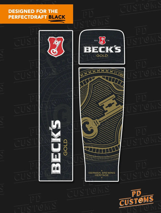 Becks Gold Perfect Draft Black Skin | PD Customs