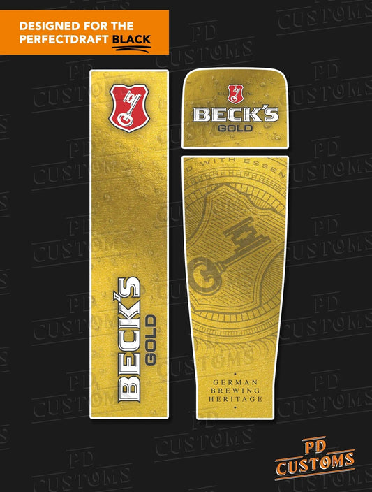 Becks Gold V2 Perfect Draft Black Skin | PD Customs